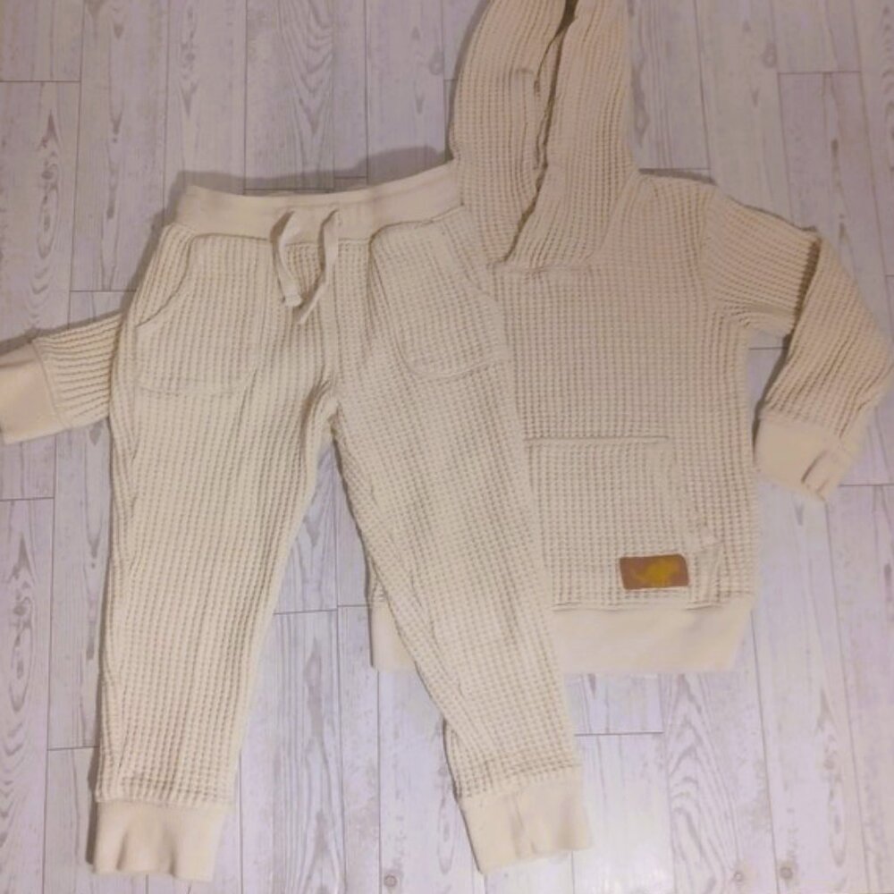 Cat and Jack Waffle Knit Set size 4T